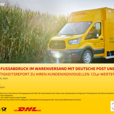 Greenfillment: Was nachhaltiges Fulfillment für Händler bedeutet Dhl Gogreen Zertifikat Lufapak