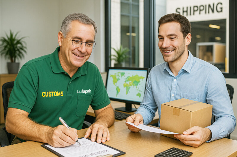 Effiziente Zollabwicklung Shipping Agent tax vat customs lufapak