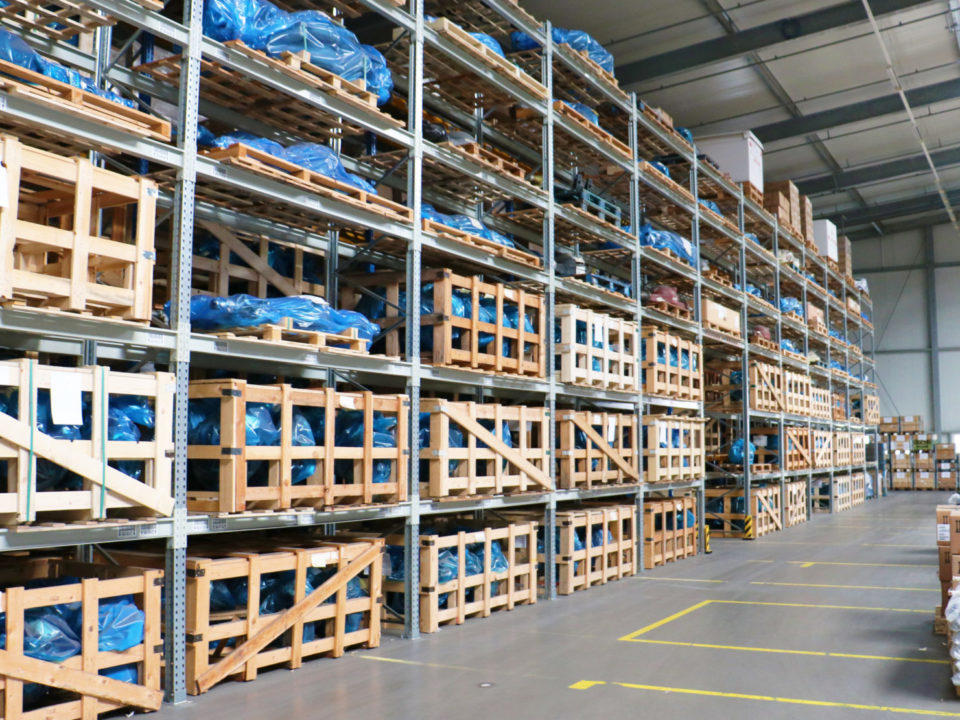 Lagerung Industriepaletten Ersatzteile Ersatzteilmanagement Ersatzteillogistik