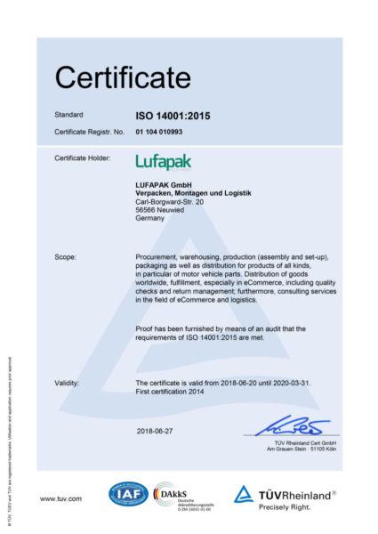 Zertifikat Iso 14001 2015 200618 310320 En
