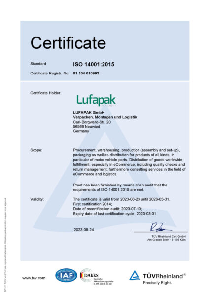 Zertifikat Iso 14001 2015 20230823 20260331 En