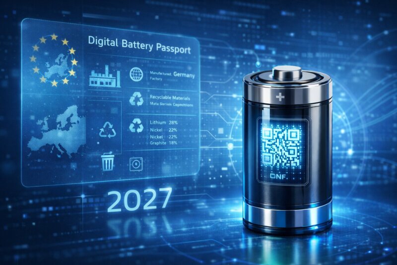 Digitale Batteriepass Ab 2027
