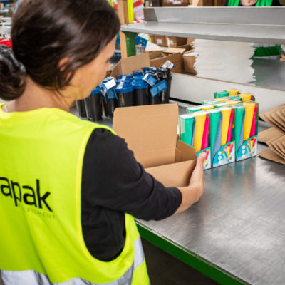 Ecommerce Kitting Einzelverpackung Verpacken Kit Packing Verkaufssets Kundenverpackung Logistik