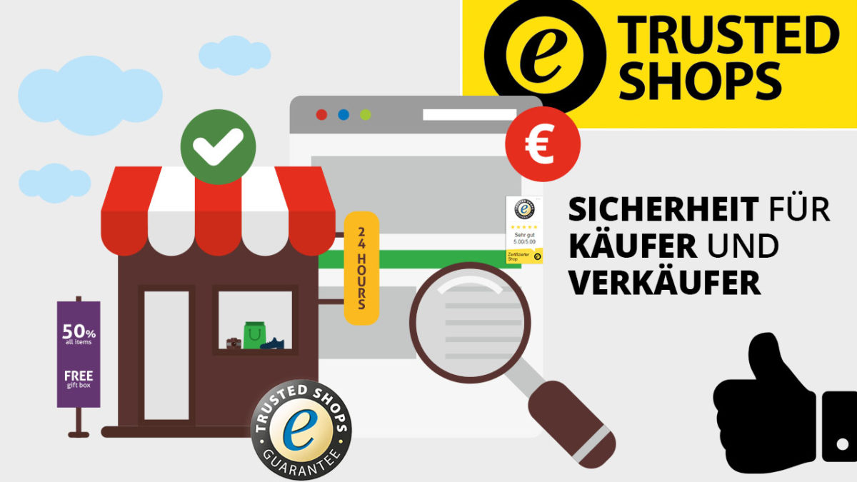 Onlineshop Guetesiegel Bewertungssiegel Trusted Shops