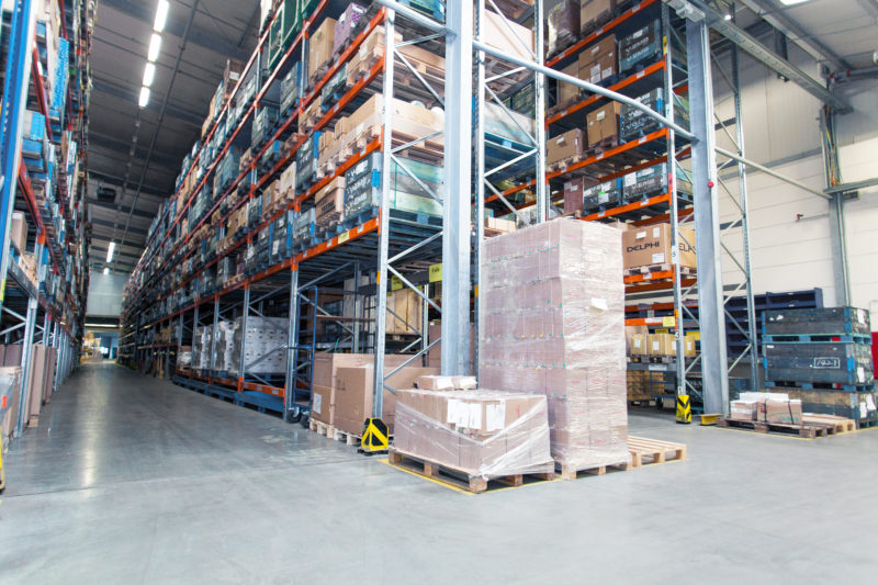 Pallet- & Parceled goods storage